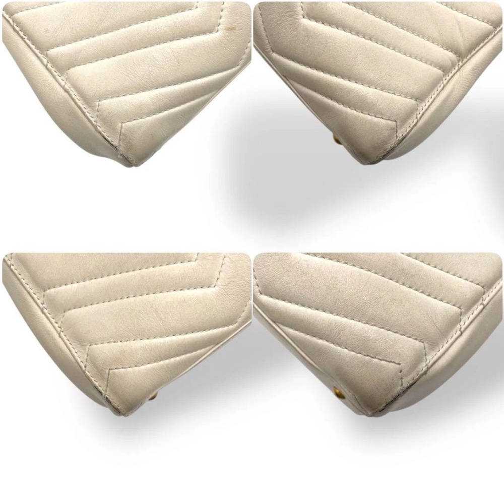 Gucci Cream Satchel with Gold Accents - Picture 6 of 16